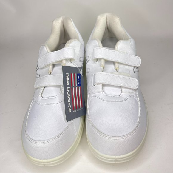 New Balance 674 Wide White Comfort Walking Shoes Size 14&16 2E Style: MW674HVW. main image 8